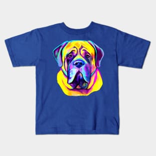 English Mastiff in Colors Kids T-Shirt